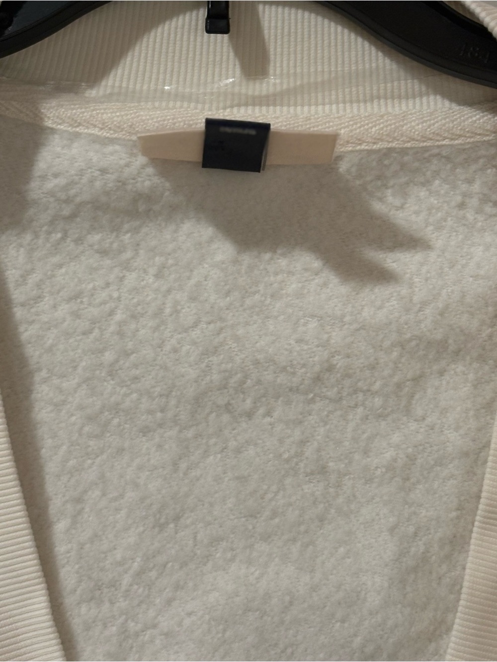 NWOT Universal Thread Women's Fleece Cardigan - Cream White Size L - Picture 5 of 7